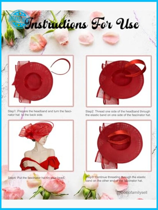 Fascinator Hat Tea Party Wedding Headband Elegant Feather Hair Accessory